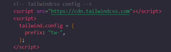 tailwindcss config